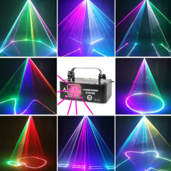 LIGHT4ME LASER RGB GEOMETRIC 500mW projektor laser