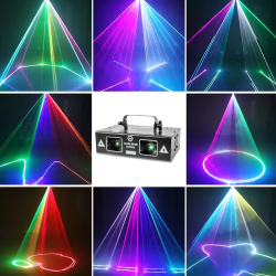 LIGHT4ME LASER RGB GEOMETRIC 350mW rzutnik laser