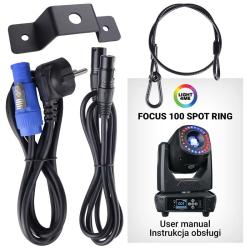LIGHT4ME FOCUS 100 SPOT RING głowica ruchoma LED