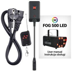 LIGHT4ME FOG 500 LED wytwornica dymu mgły na pilota