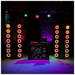 LIGHT4ME HYPNO PAR reflektor sceniczny efekt LED