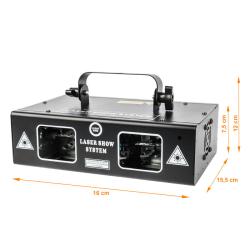 LIGHT4ME LASER RGB GEOMETRIC 350mW rzutnik laser