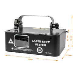 LIGHT4ME LASER RGB GEOMETRIC 500mW projektor laser