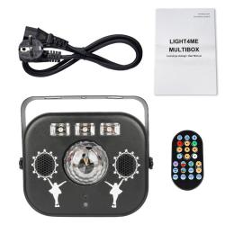 LIGHT4ME MULTIBOX multiefekt LED kula disco laser