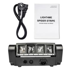 LIGHT4ME SPIDER STRIPE efekt LED disco stroboskop