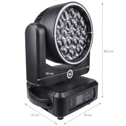 LIGHT4ME ZOOM WASH 19X15 RING głowica ruchoma LED