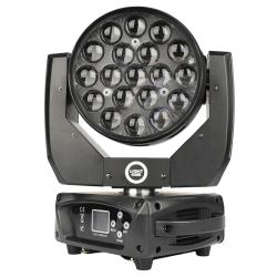 LIGHT4ME ZOOM WASH 19x15W głowica ruchoma LED RGBW