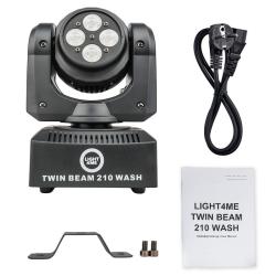 LIGHT4ME TWIN BEAM 210 WASH mini głowica ruchoma