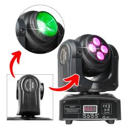 LIGHT4ME TWIN BEAM 210 WASH mini głowica ruchoma