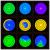 LIGHT4ME HYPNO PAR reflektor sceniczny efekt LED