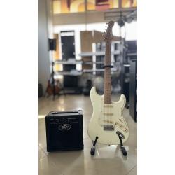 JET JS-300 OW gitara elektryczna + wzmacniacz PEAVEY Backstage