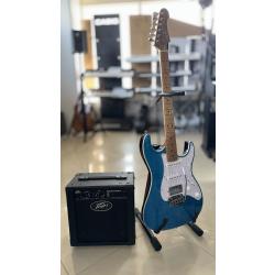 JET JS-450 OBL gitara elektryczna + wzmacniacz PEAVEY Backstage