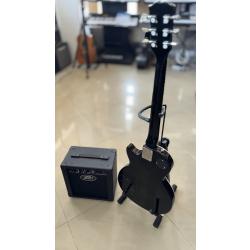 ARROW Riffster Abyss Black gitara elektryczna + wzmacniacz PEAVEY Backstage