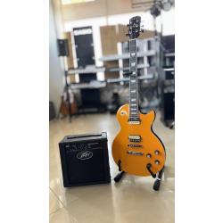 ARROW Riffster Pumpkin gitara elektryczna + wzmacniacz PEAVEY Backstage