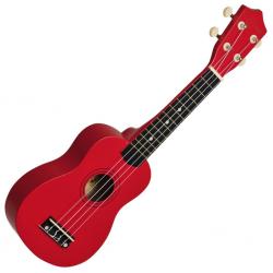 Ukulele sopranowe UK21 czerwony mat