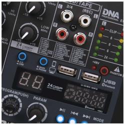 DNA EF-MIX 4 mikser audio USB MP3 Bluetooth analog