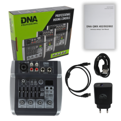 DNA QMX402 analogowy mikser dźwięku 3 kanały Bluetooth