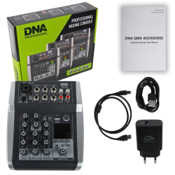 DNA QMX502 analogowy mikser dźwięku 5 kanałów Bluetooth