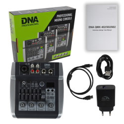 DNA QMX602 analogowy mikser dźwięku 6 kanałów Bluetooth
