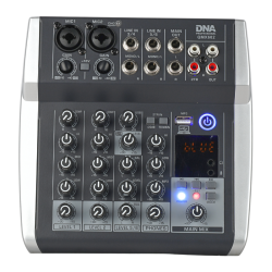 DNA QMX602 analogowy mikser dźwięku 6 kanałów Bluetooth