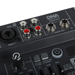 DNA QMX402 analogowy mikser dźwięku 3 kanały Bluetooth
