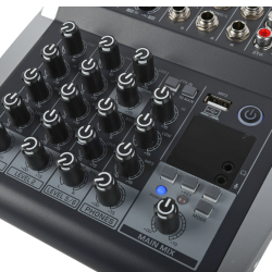 DNA QMX602 analogowy mikser dźwięku 6 kanałów Bluetooth