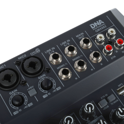 DNA QMX602 analogowy mikser dźwięku 6 kanałów Bluetooth