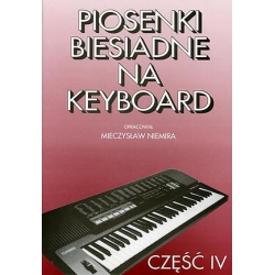 książka nuty PIOSENKI BIESIADNE NA KEYBOARD 4