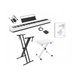 CASIO CDP-S110 WE pianino elektroniczne + dodatki