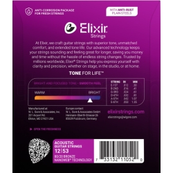 ELIXIR 11052 struny do gitary akustycznej