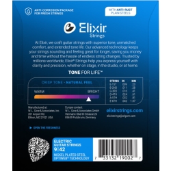 ELIXIR 19002 OPTIWEB 9-42 struny do gitary elektrycznej