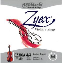 struny skrzypcowe D'ADDARIO ZYEX DZ310A