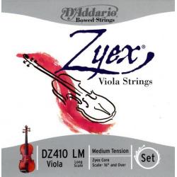 struny do altówki D'ADDARIO ZYEX DZ410