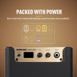 SONICAKE Ampcube QAM-20 wzmacniacz gitarowy 10W Bluetooth efekty