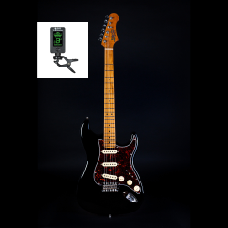 JET JS-300 BK gitara elektryczna + tuner