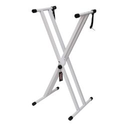 AMBRA X4-WH statyw podwójny keyboard pianino