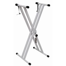 AMBRA X4-WH statyw podwójny keyboard pianino