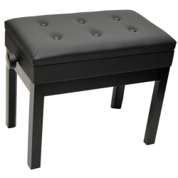 PRIMA PB-300 BK ława do pianina ze schowkiem